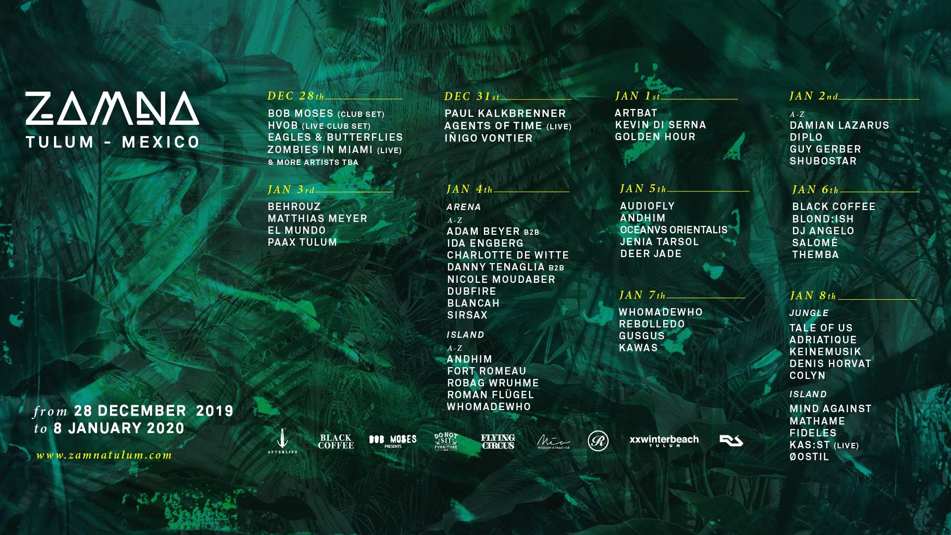 Tale Of Us reveals lineup for Afterlife Zamna Tulum 2022