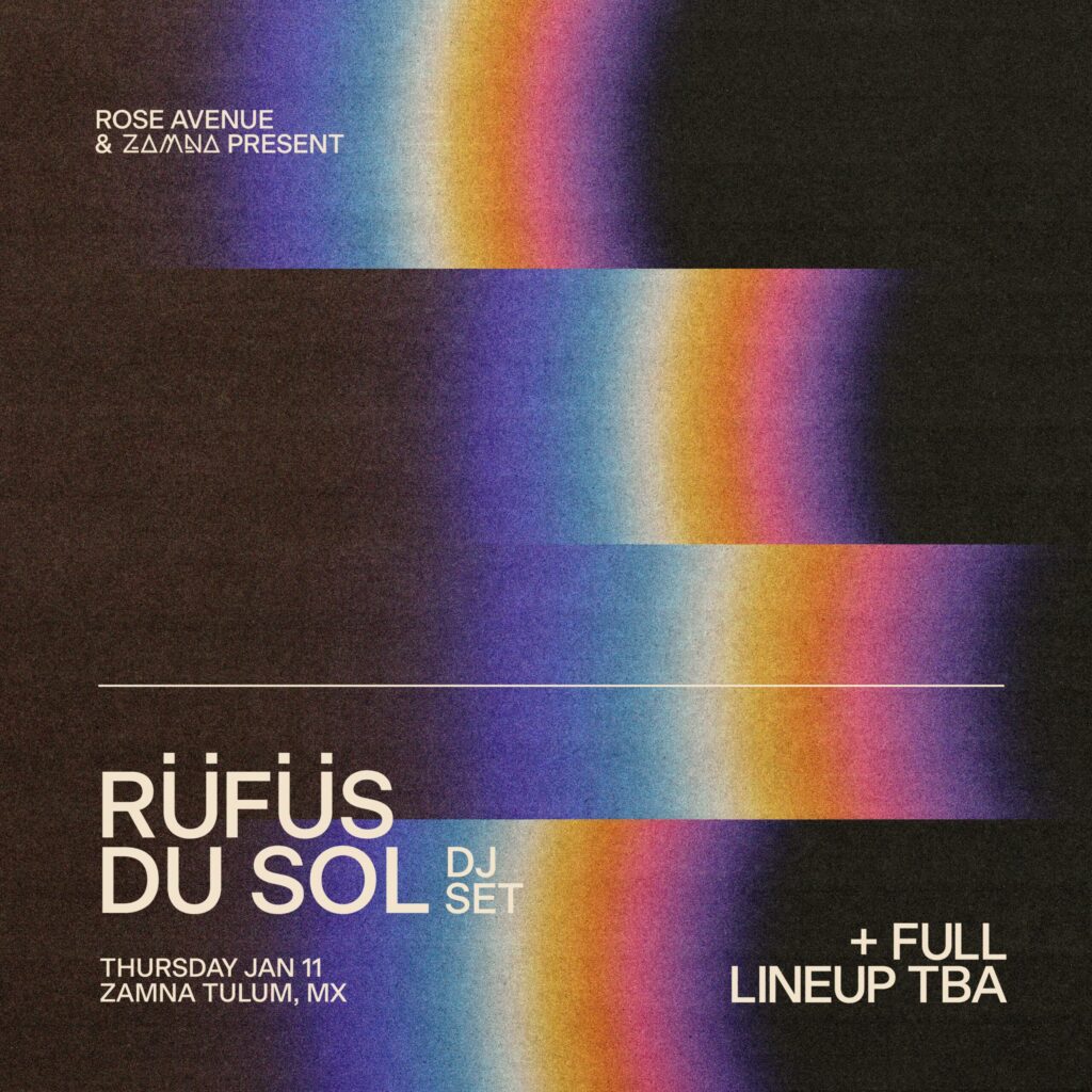 Rufus Du Sol San Francisco 2025